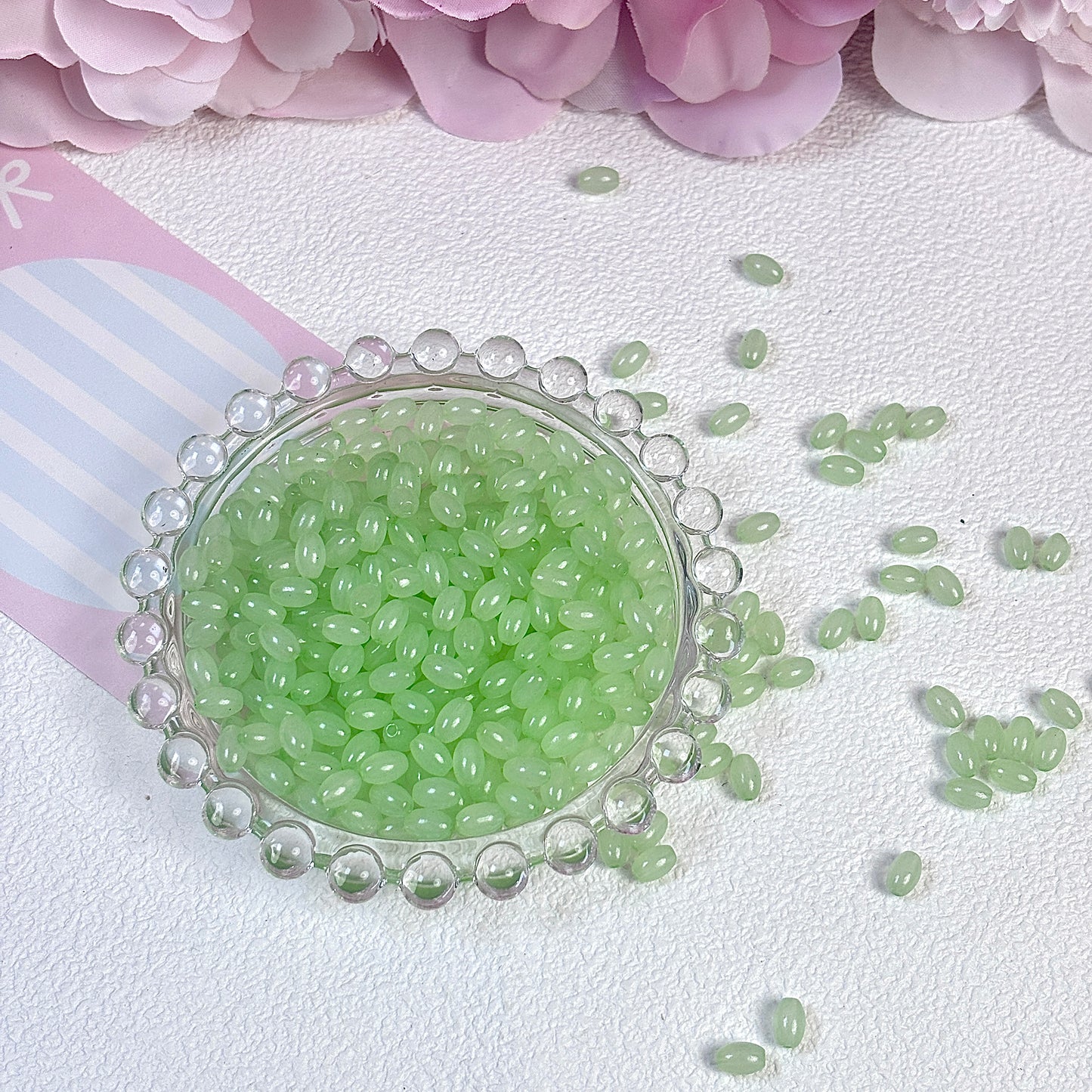 Shiny millet beads