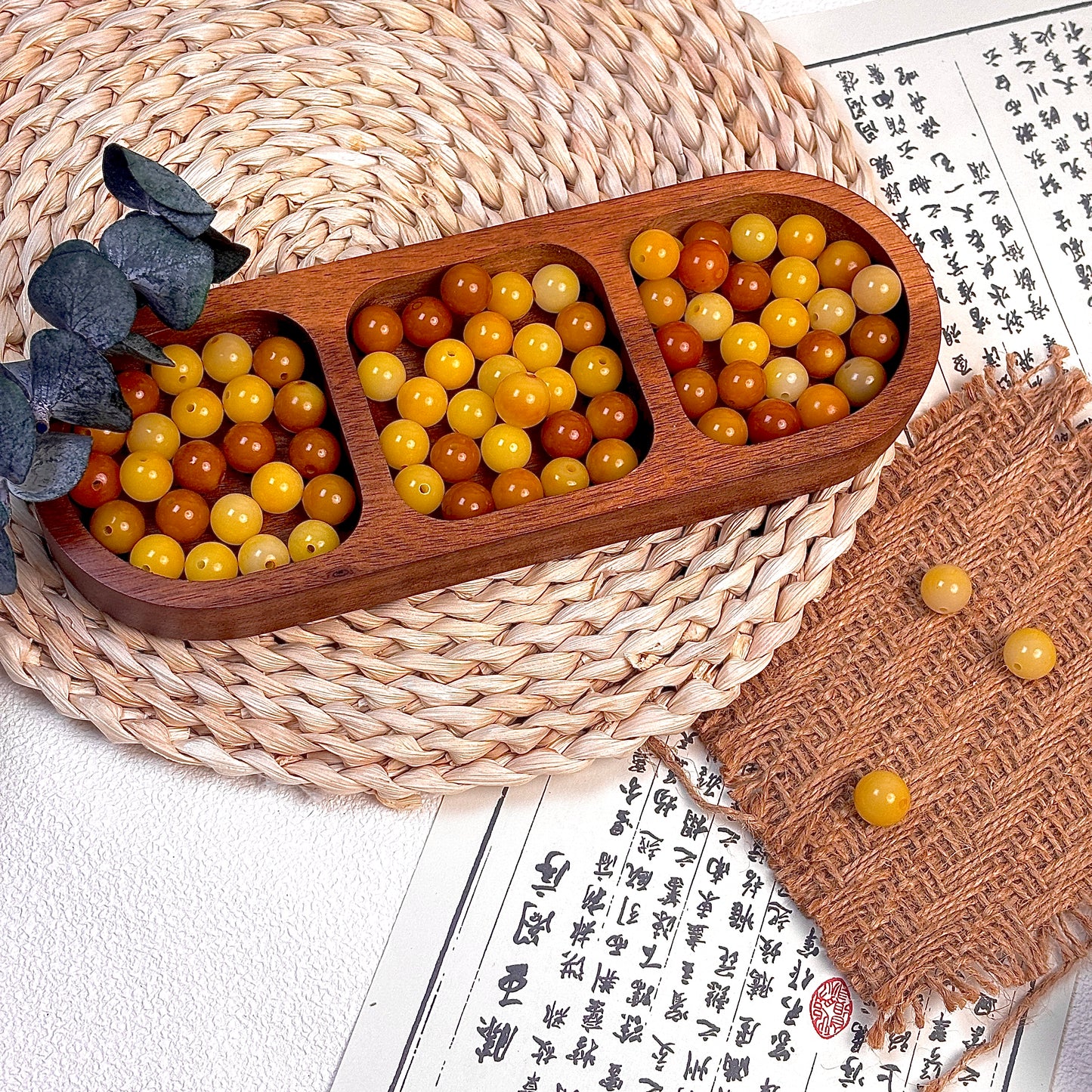 Natural Bodhi Round Beads