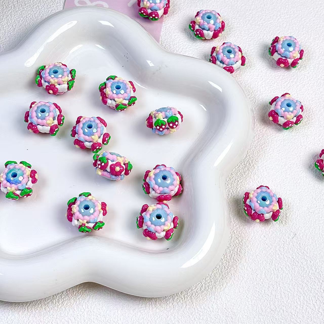 Hand-painted beads