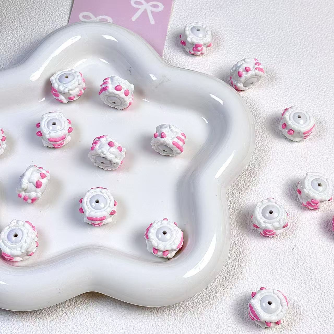 Hand-painted beads