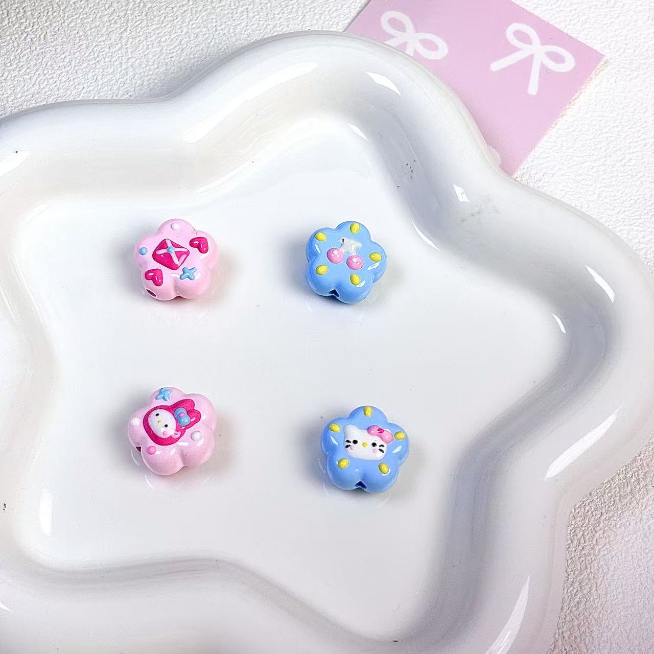 Hand-painted beads