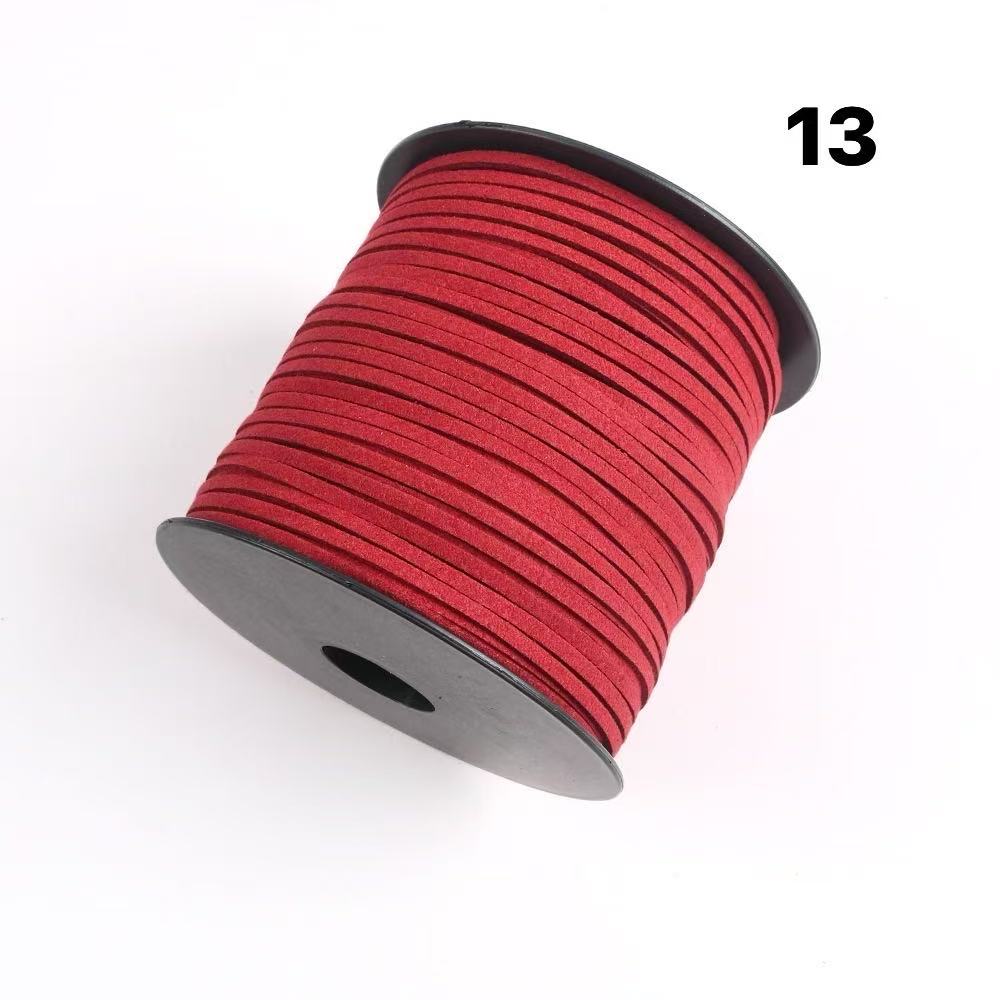 Deer skin velvet DIY braided rope