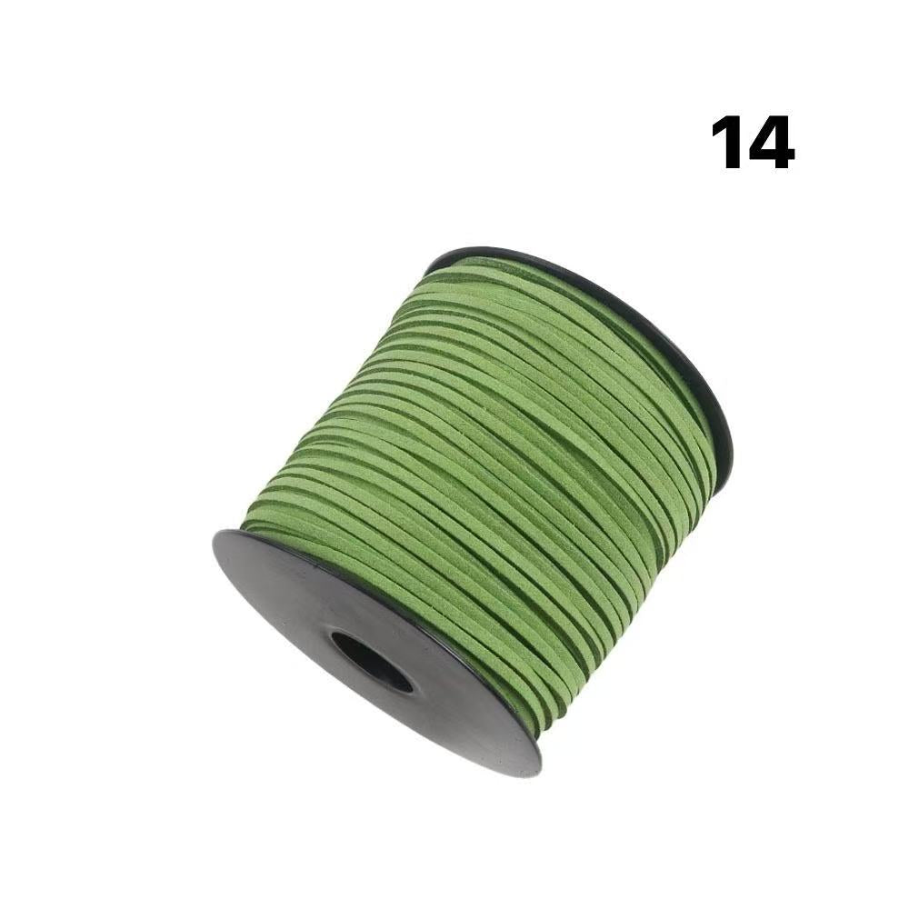 Deer skin velvet DIY braided rope
