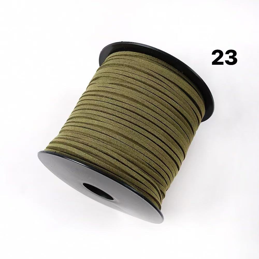 Deer skin velvet DIY braided rope