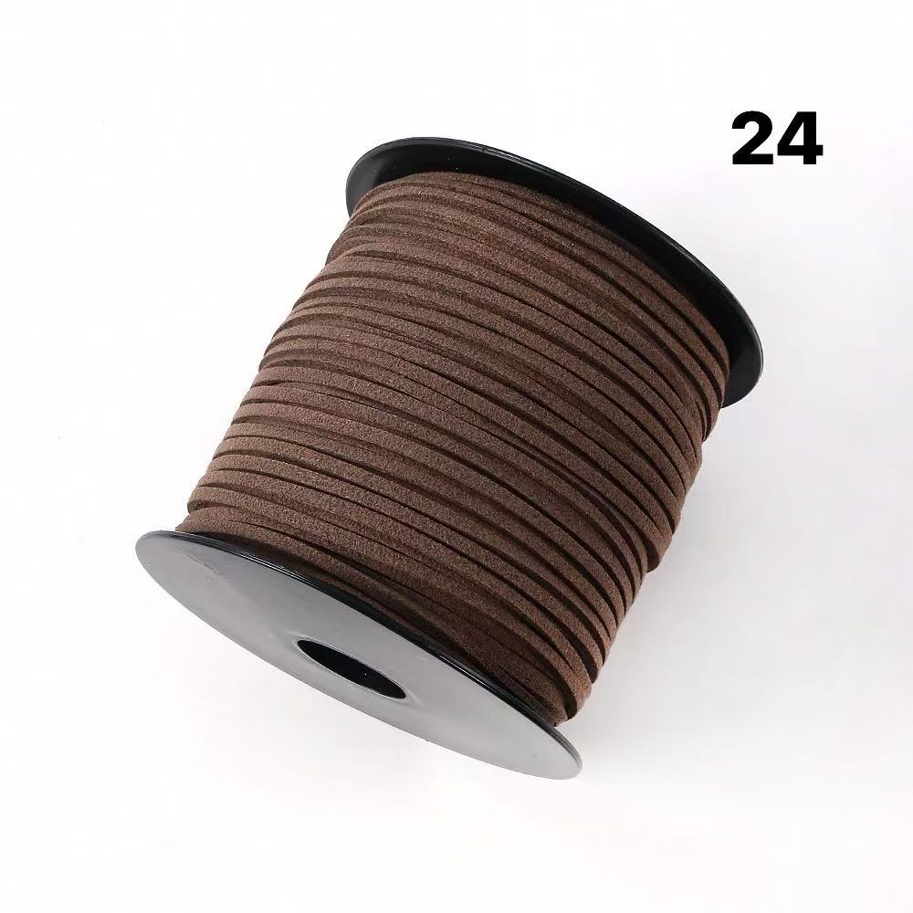 Deer skin velvet DIY braided rope