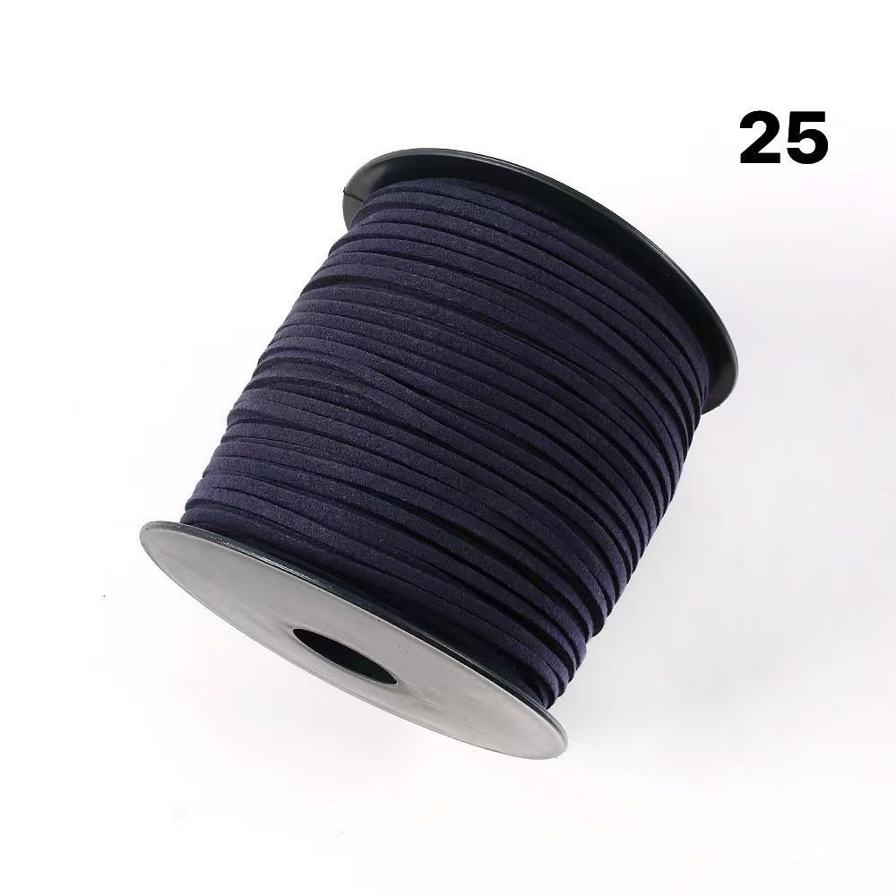 Deer skin velvet DIY braided rope