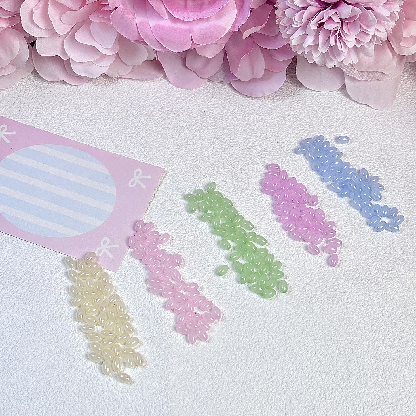 Shiny millet beads