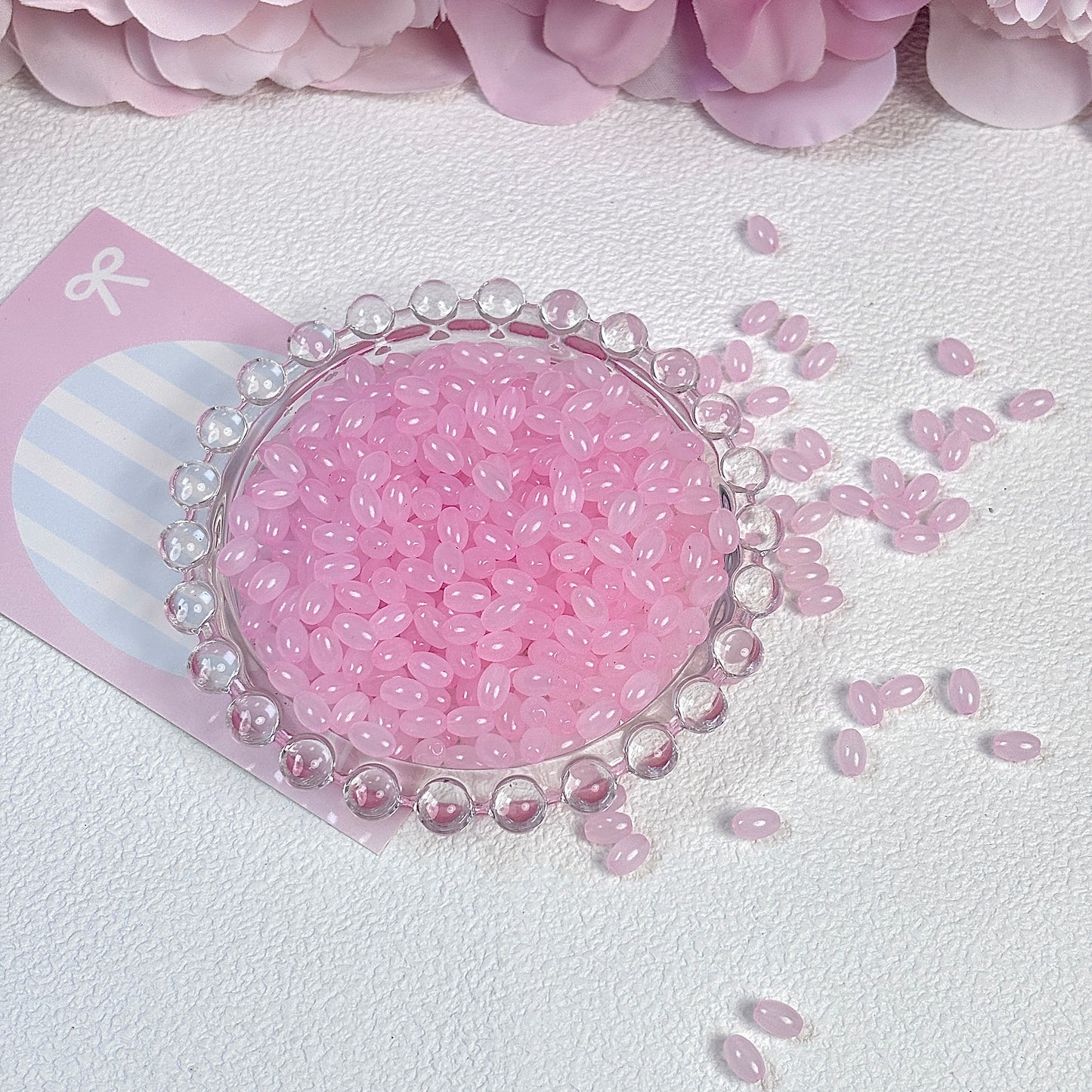 Shiny millet beads