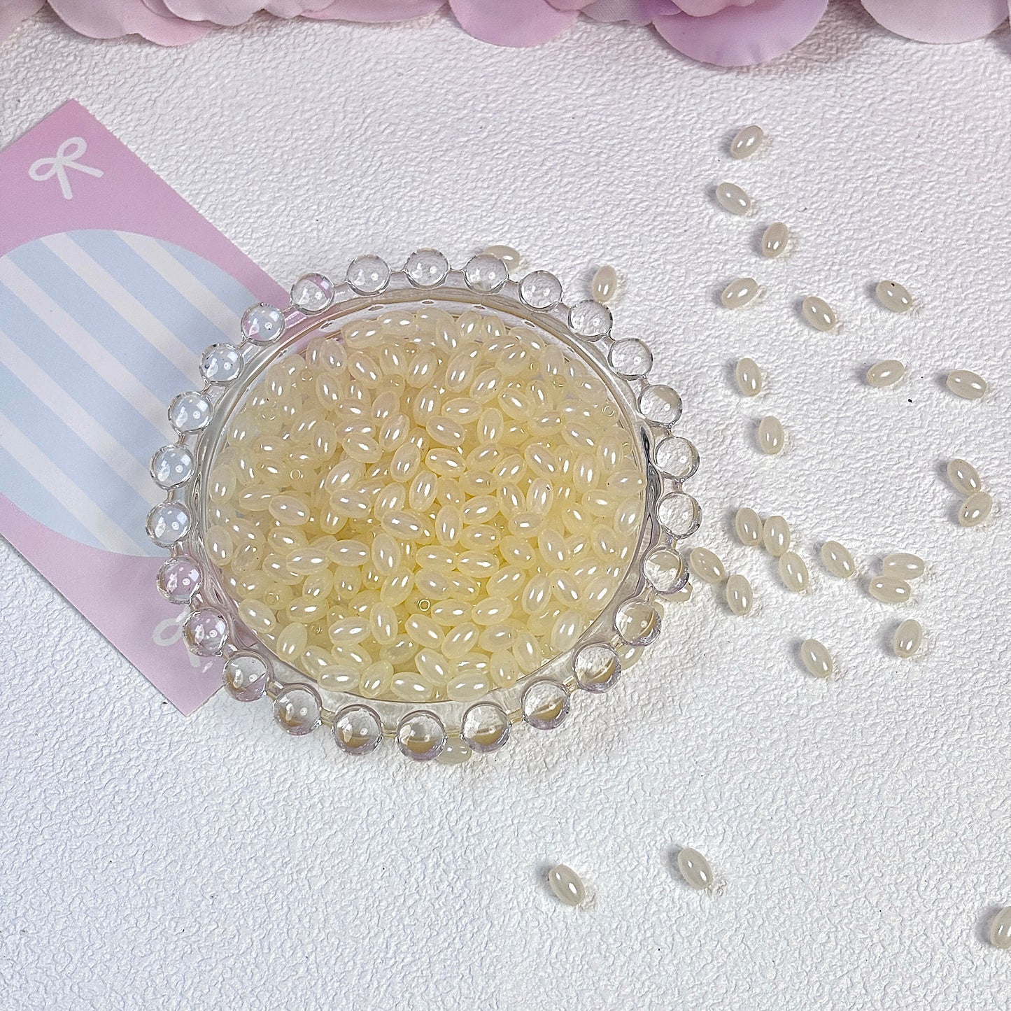 Shiny millet beads