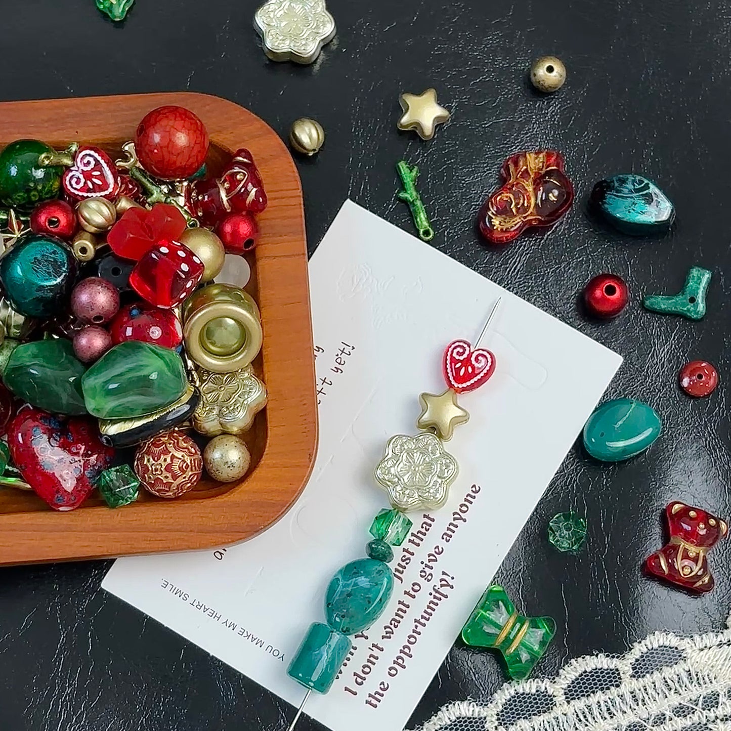 Czech beads (Picasso series)