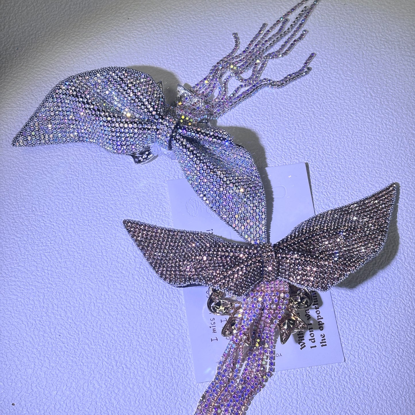 Glittering bow