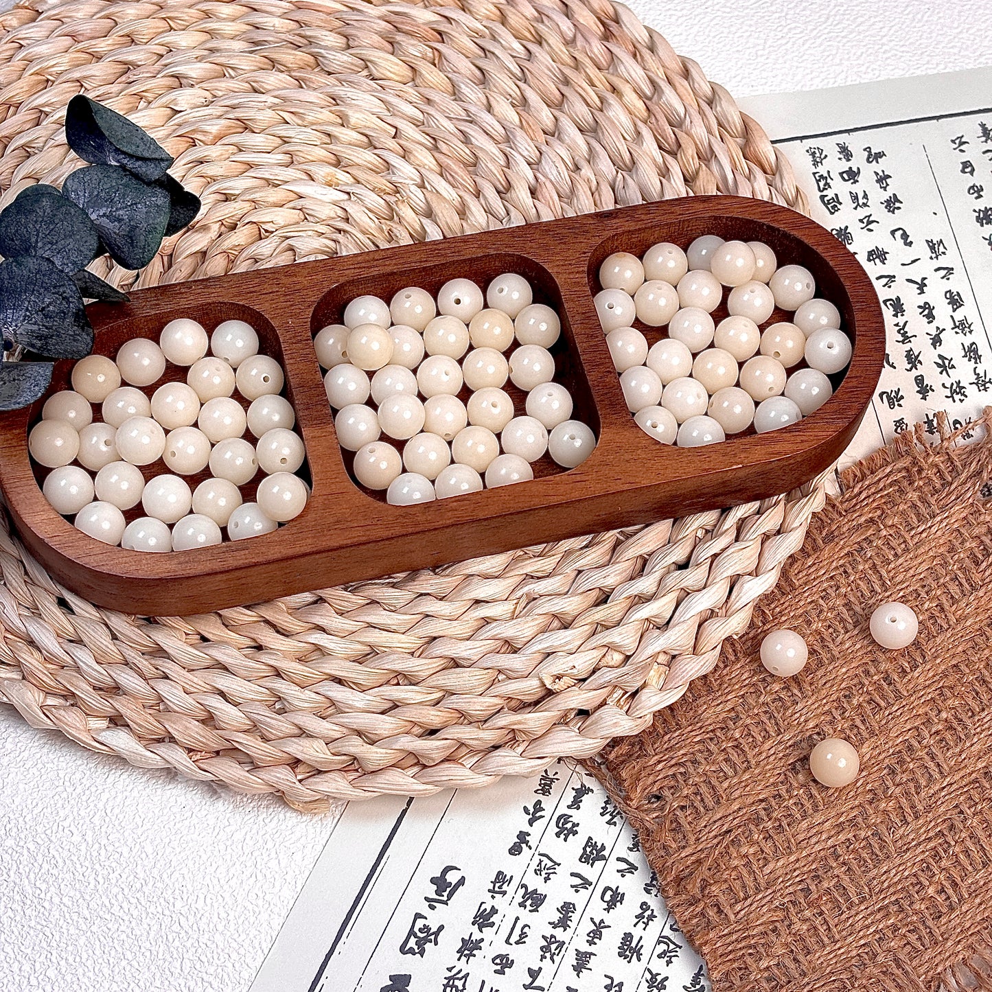 Natural Bodhi Round Beads
