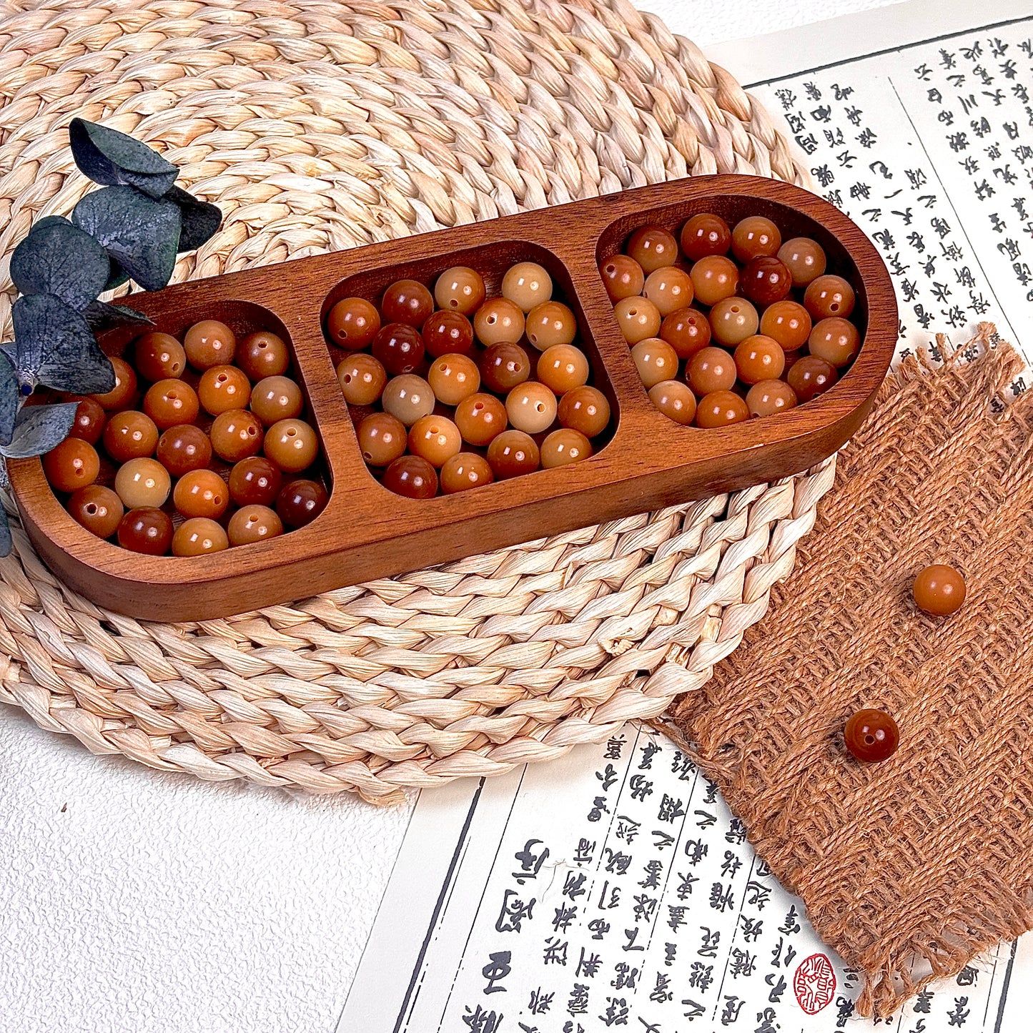 Natural Bodhi Round Beads