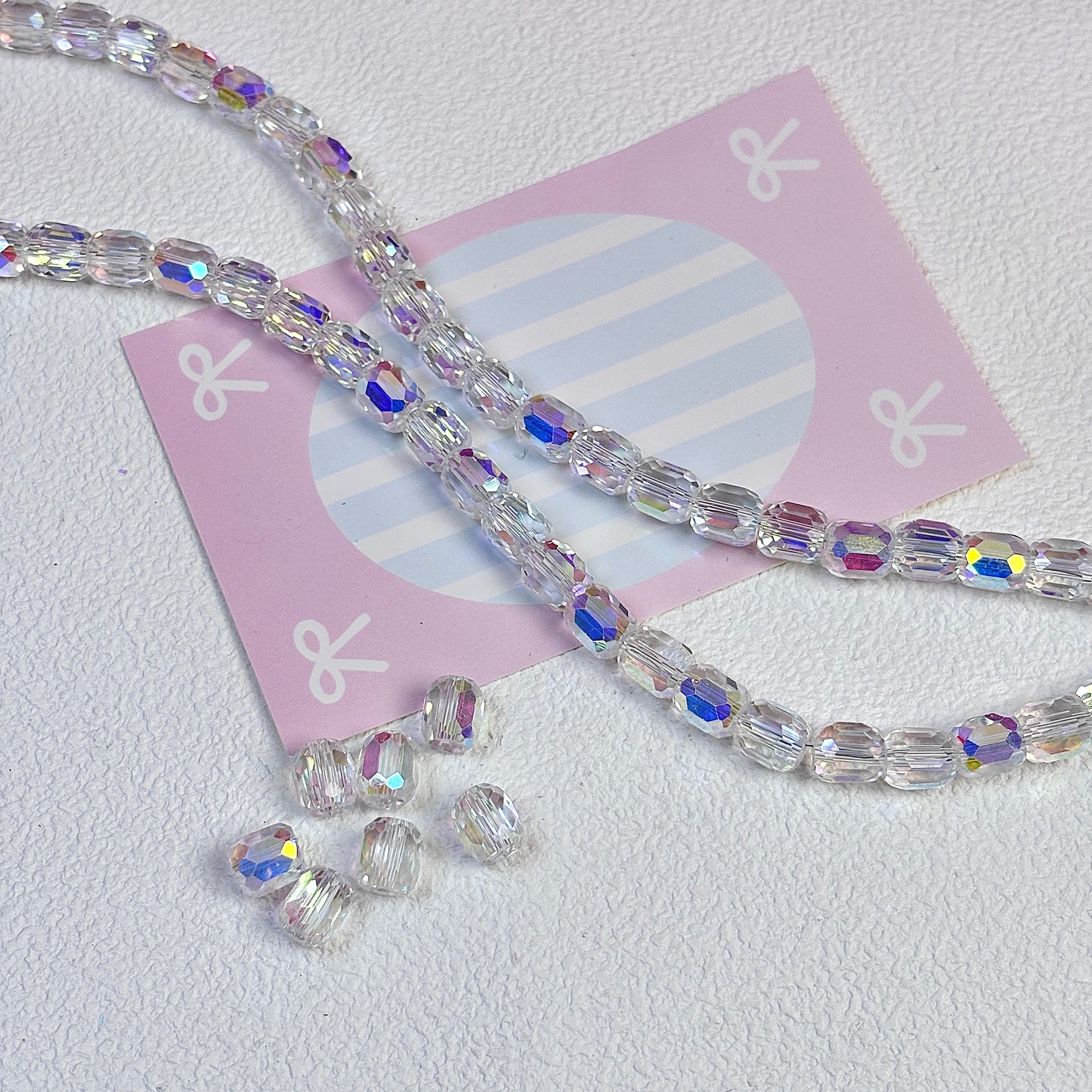 Tubular Glistening Beads