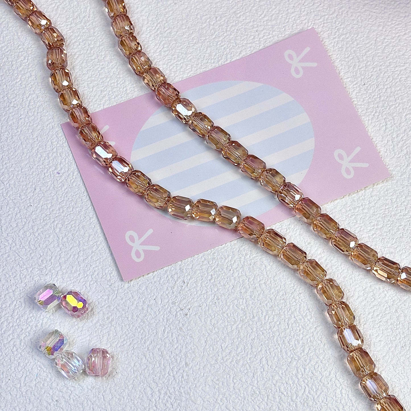Tubular Glistening Beads