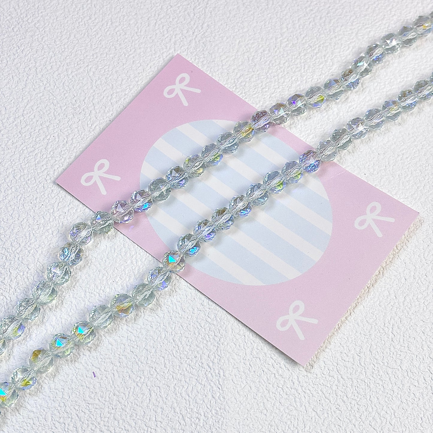 The dazzling flower-shaped crystal shines brightly(8mm)
