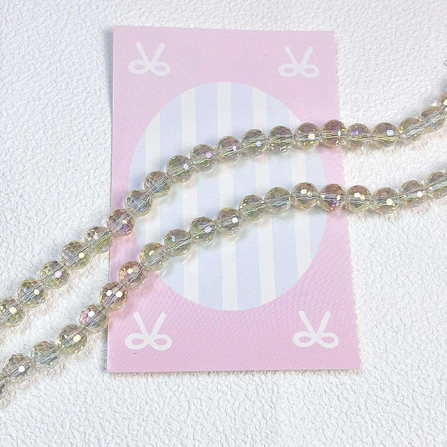 The dazzling flower-shaped crystal shines brightly(8mm)