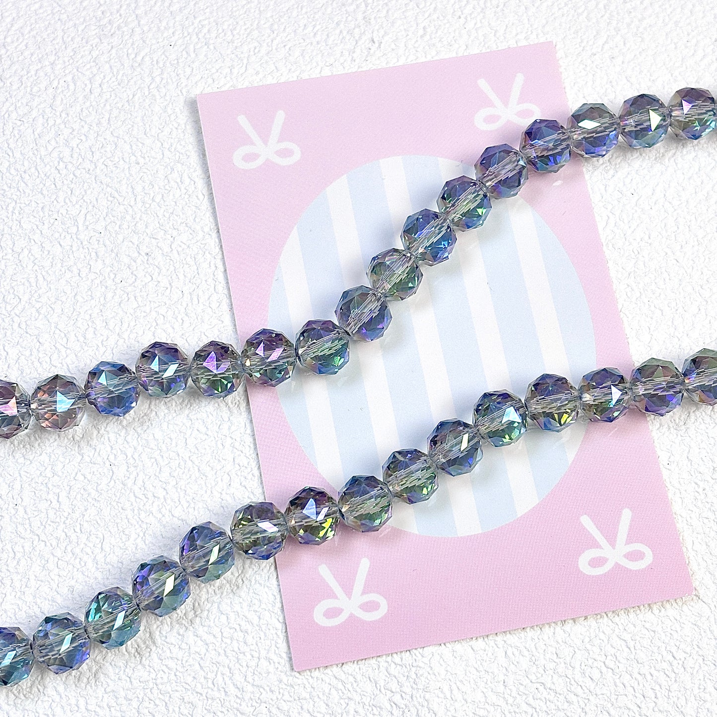The dazzling flower-shaped crystal shines brightly(10mm)