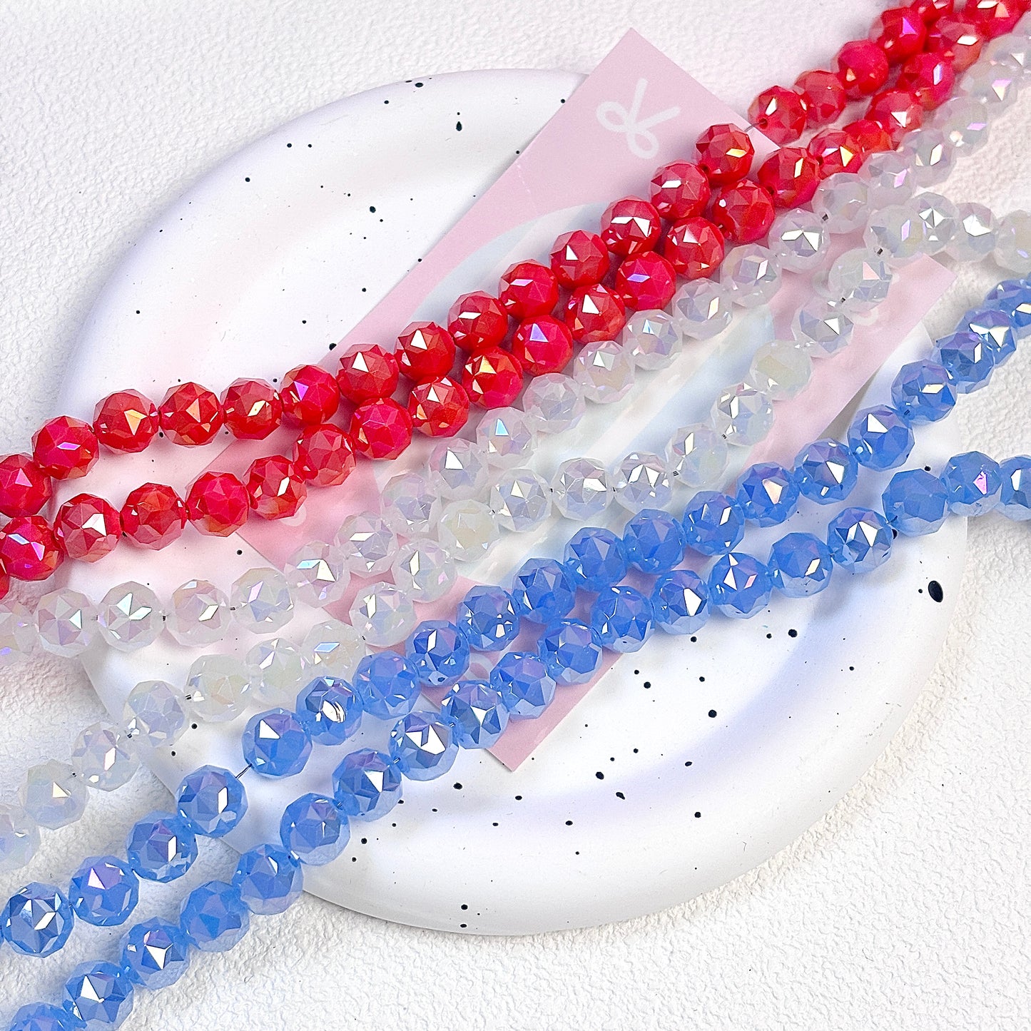 The dazzling flower-shaped crystal shines brightly(10mm)
