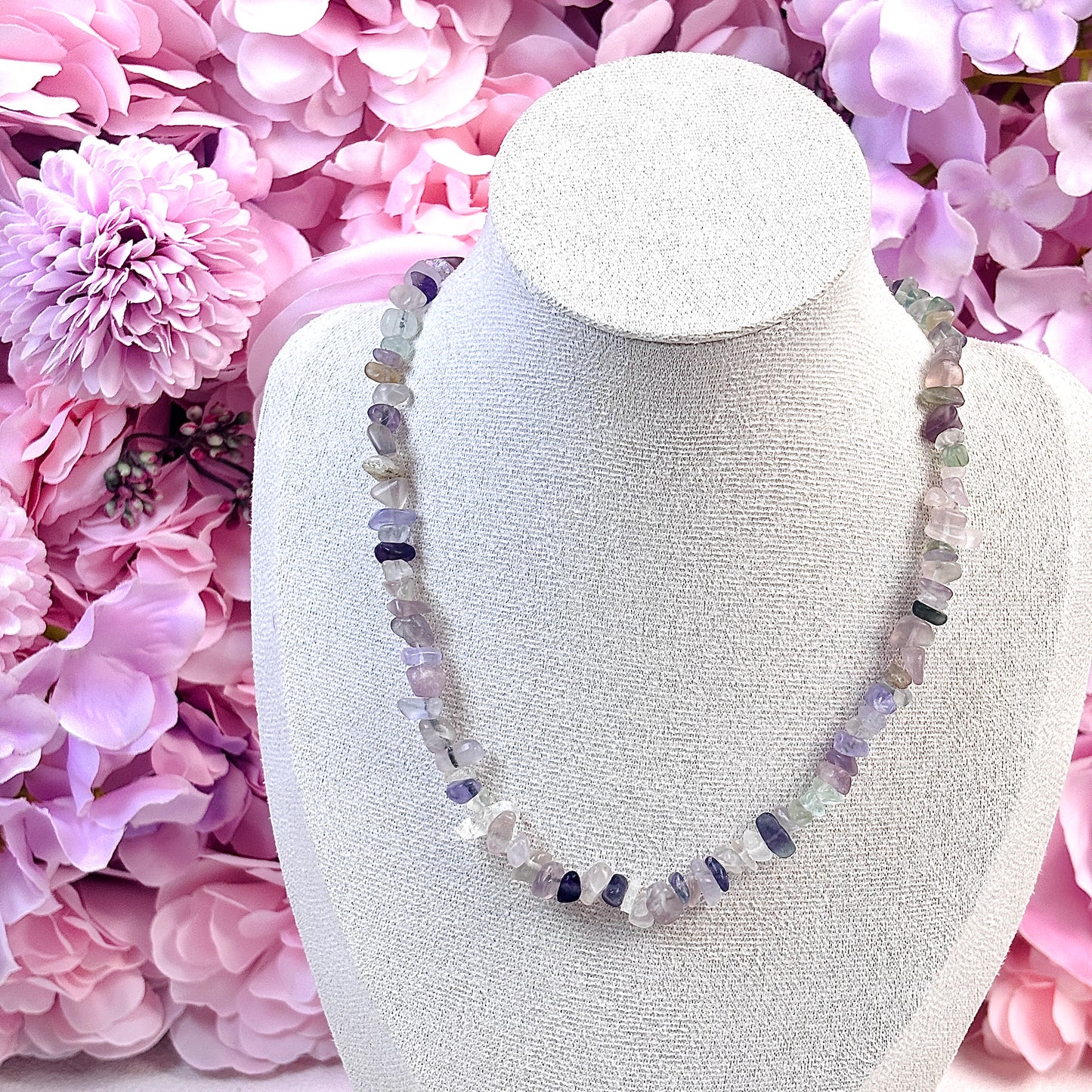 Natural pebble necklace